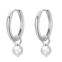 Creolen | Hey Happiness New Beginnings Perlen Creolen Gold 585