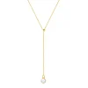 Lariat Necklaces | Filigrane Ketten | Hey Happiness New Beginnings Perlenkette 585 Gold