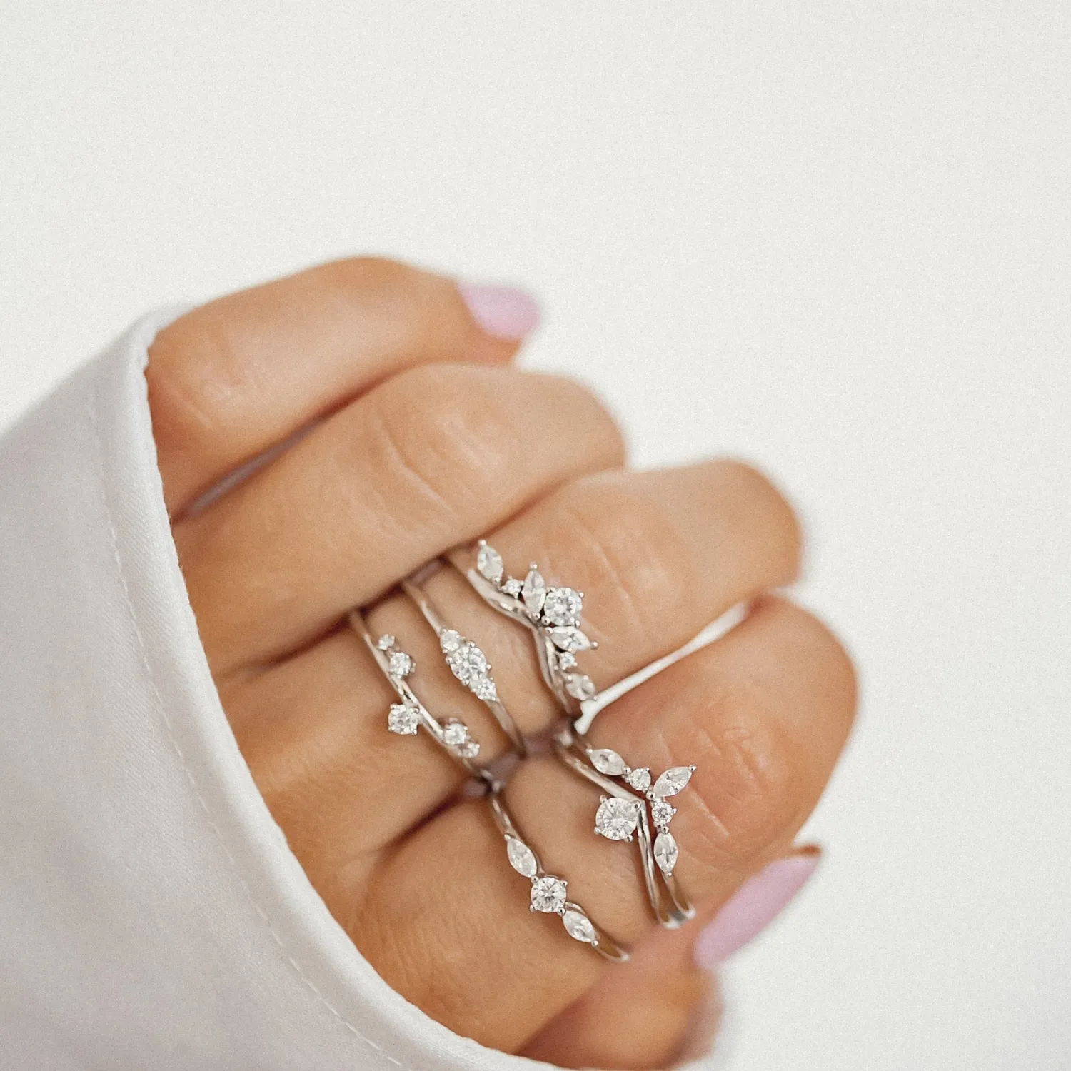 Schlichte Ringe | Hey Happiness Nexus Schmaler Ring Sterlingsilber Silver