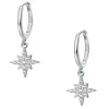 Huggie Ohrringe | Hey Happiness Nordstern Huggies Creolen Sterlingsilber Silver