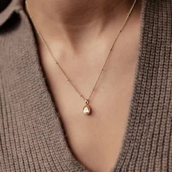 Filigrane Ketten | Hey Happiness November Topas Geburtsstein Halskette Sterlingsilber
