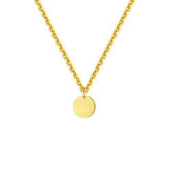 Filigrane Ketten | Hey Happiness Ovala Anhänger Kette 14K Gold