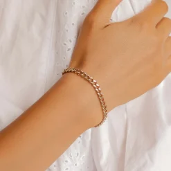 Ketten Armbänder | Hey Happiness Panzerarmband Großgliedrig in Rosegold Rose Gold