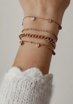 Ketten Armbänder | Hey Happiness Panzerarmband Großgliedrig in Rosegold Rose Gold