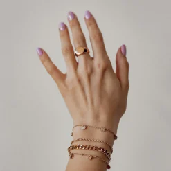 Ketten Armbänder | Hey Happiness Panzerarmband Großgliedrig in Rosegold Rose Gold