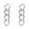 Ohrstecker | Hey Happiness Panzerkette Ohrringe Chunky Chain in Silber Silver
