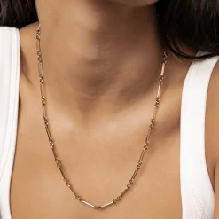 Statement Ketten | Hey Happiness Paperclip-Kette – Wasserdicht
