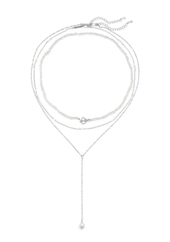 Necklace Sets | Choker Ketten | Hey Happiness Perle Ketten Set Sterlingsilber in Gold