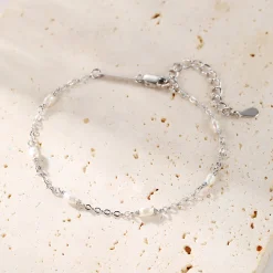 Ketten Armbänder | Hey Happiness Perlenarmband Sterlingsilber Silver