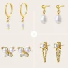 Earring Stack Sets | Creolen | Hey Happiness Perlige Ohrringe Set