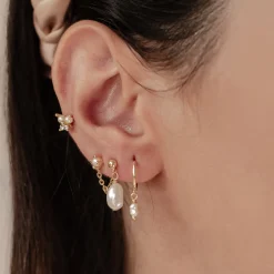 Earring Stack Sets | Creolen | Hey Happiness Perlige Ohrringe Set