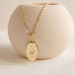 Anhänger | Hey Happiness Personalisierte Kette Handabdruck und Fußabdruck