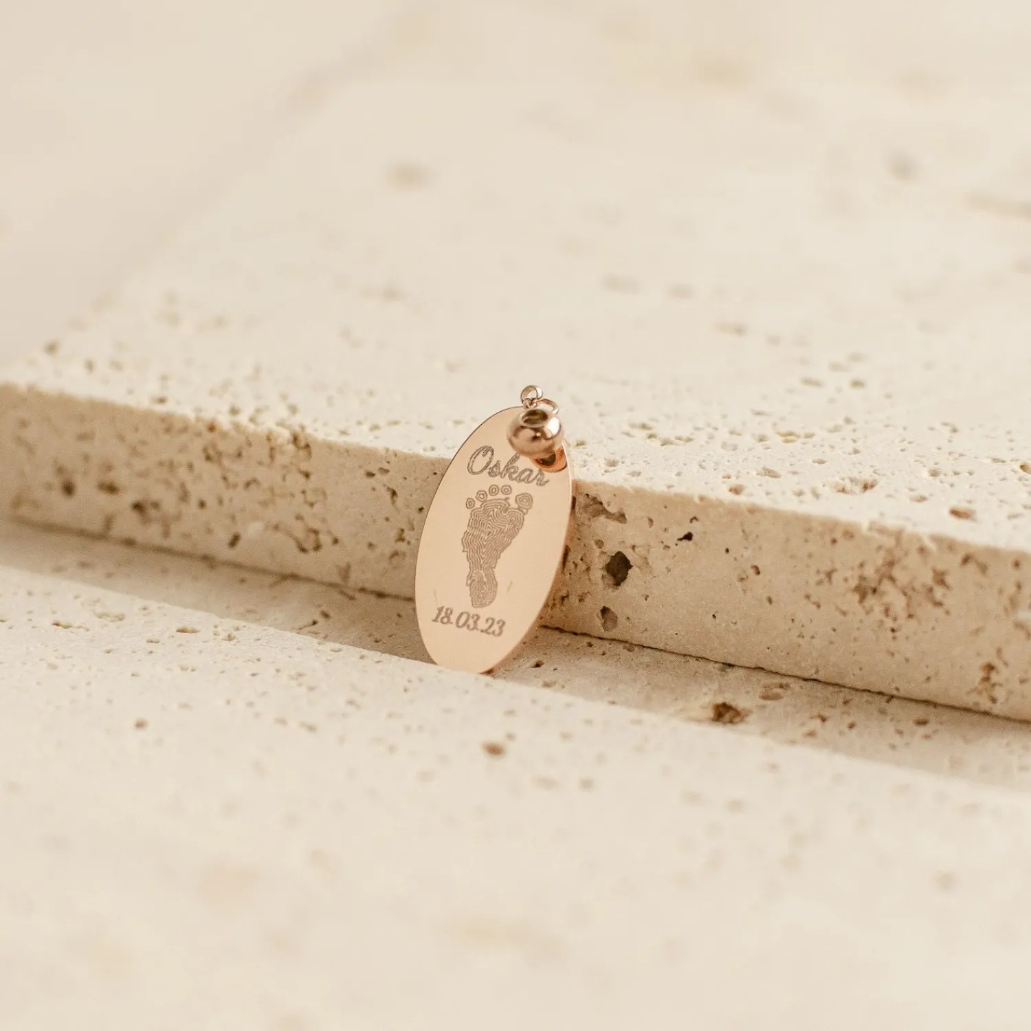 Anhänger | Hey Happiness Personalisierte Kette Handabdruck und Fußabdruck