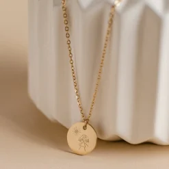 Anhänger | Filigrane Ketten | Hey Happiness Personalisierte Kette Zeichnung Edelstahl