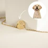 Charm Armbänder | Hey Happiness Personalisiertes rundes Haustier Armband aus Edelstahl