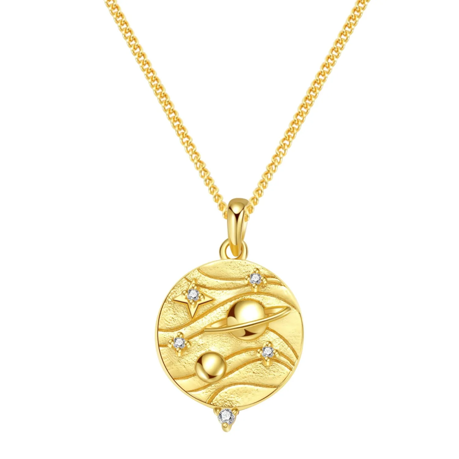 Filigrane Ketten | Hey Happiness Possibility Sterlingsilber Kette mit Anhänger