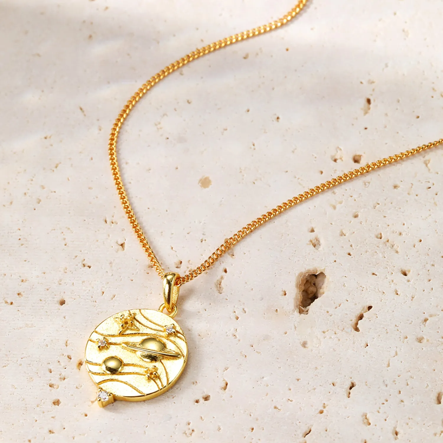 Filigrane Ketten | Hey Happiness Possibility Sterlingsilber Kette mit Anhänger