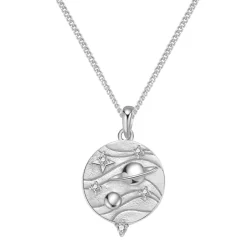 Filigrane Ketten | Hey Happiness Possibility Sterlingsilber Kette mit Anhänger