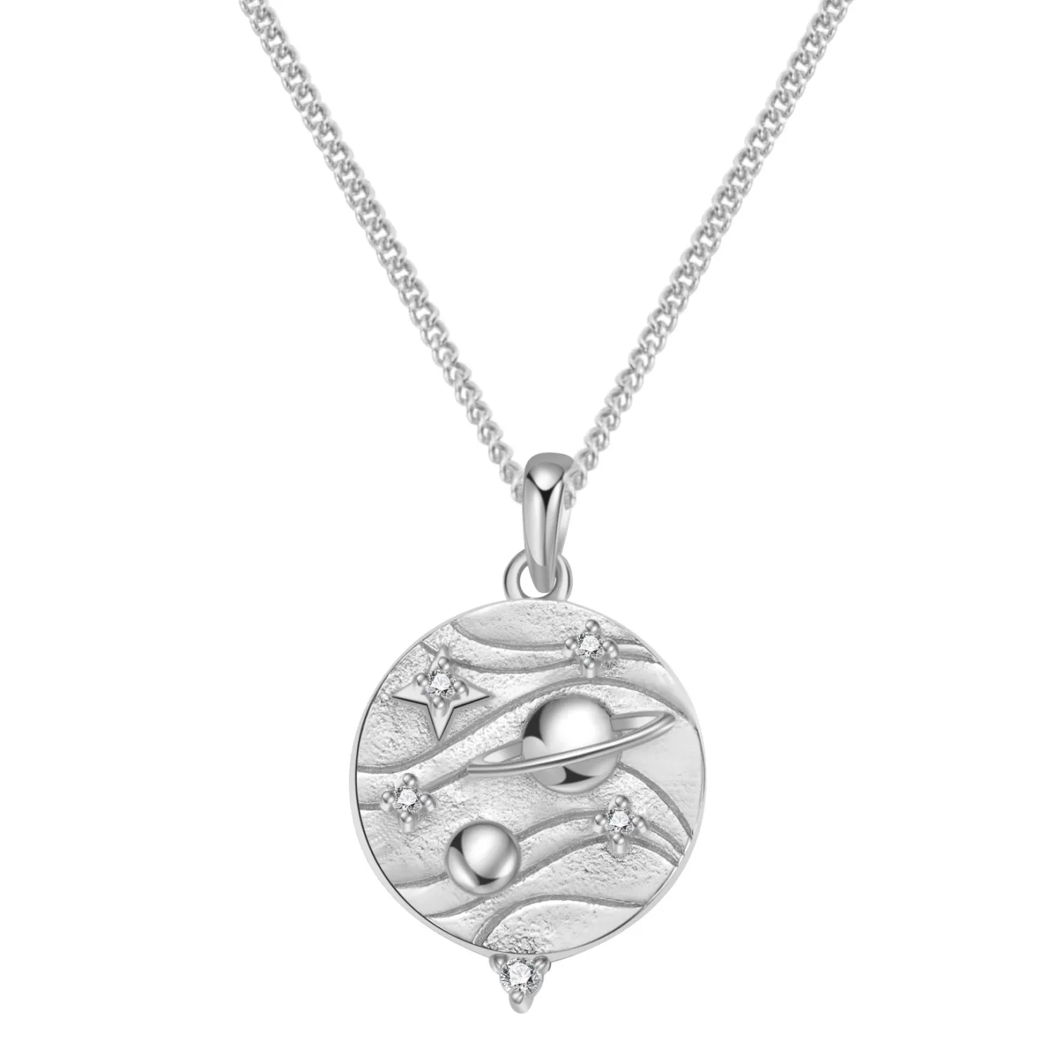 Filigrane Ketten | Hey Happiness Possibility Sterlingsilber Kette mit Anhänger