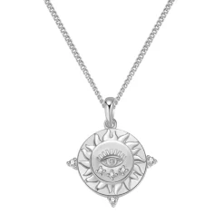 Filigrane Ketten | Hey Happiness Protection Kette mit Anhänger aus Sterlingsilber