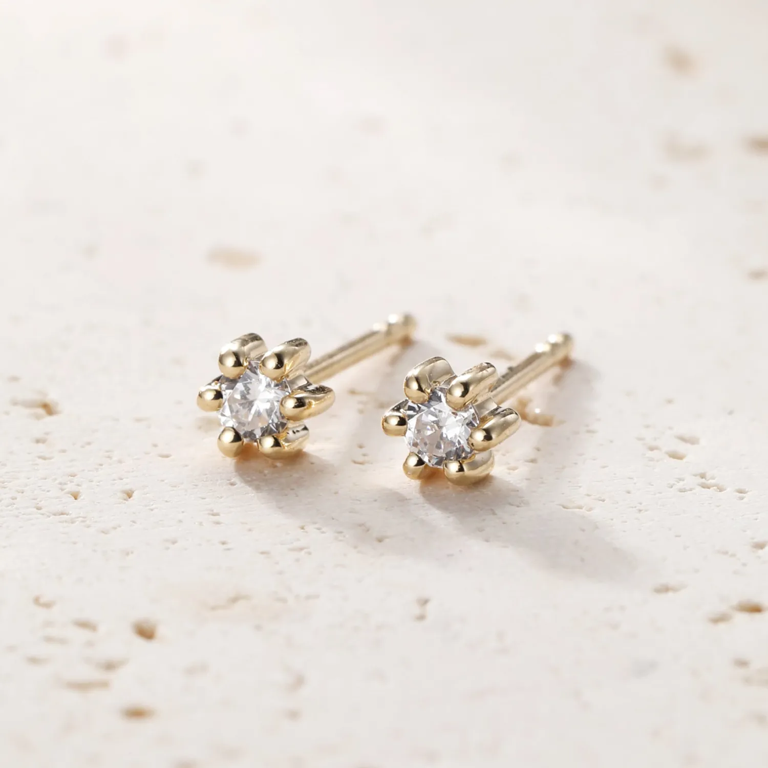 Ohrstecker | Hey Happiness Purity 585 Ohrstecker Gold