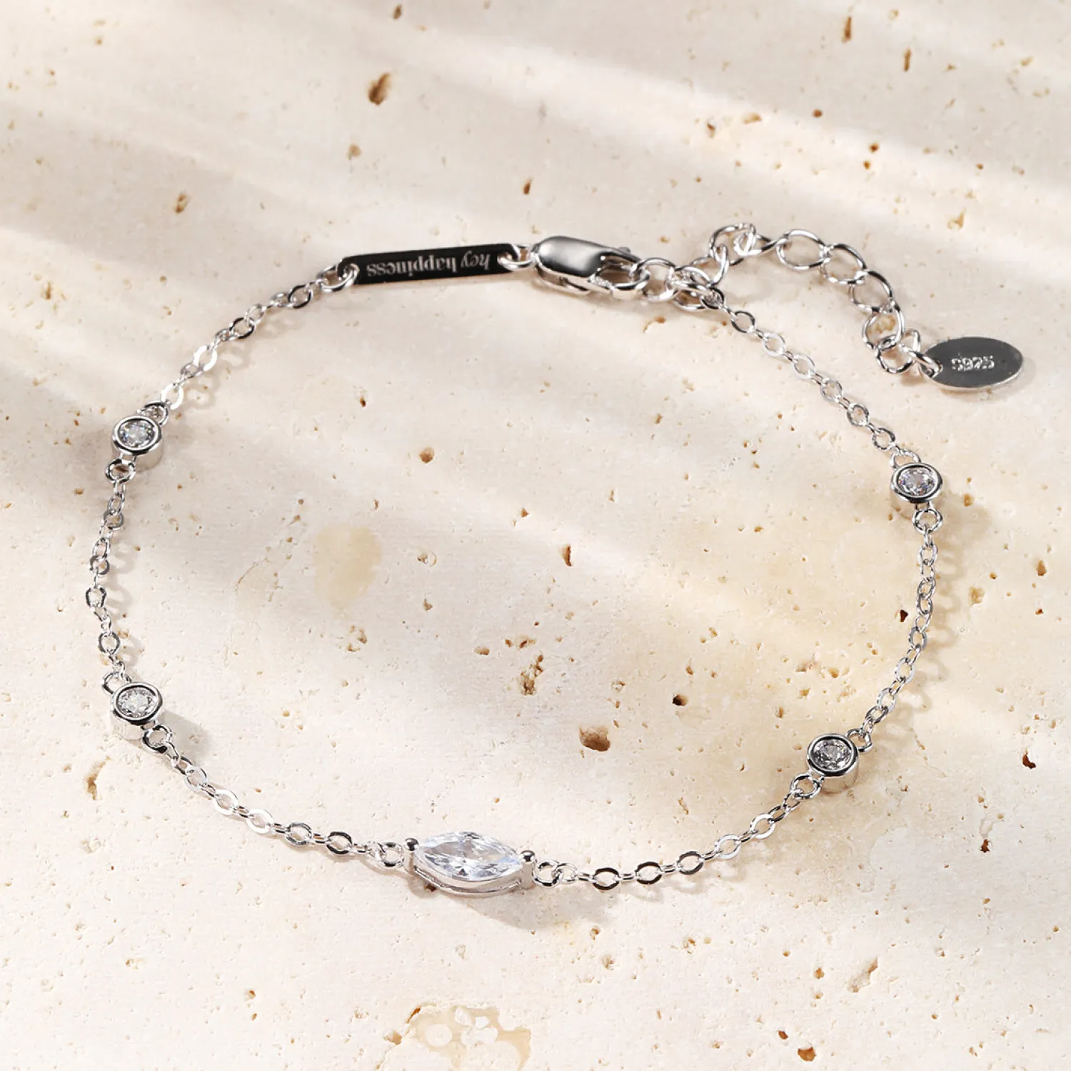 Charm Armbänder | Hey Happiness Radiant Armband Vergoldet Sterlingsilber