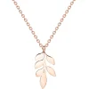 Filigrane Ketten | Hey Happiness Rosegold Kette Blatt Anhänger Rose Gold
