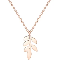 Filigrane Ketten | Hey Happiness Rosegold Kette Blatt Anhänger Rose Gold
