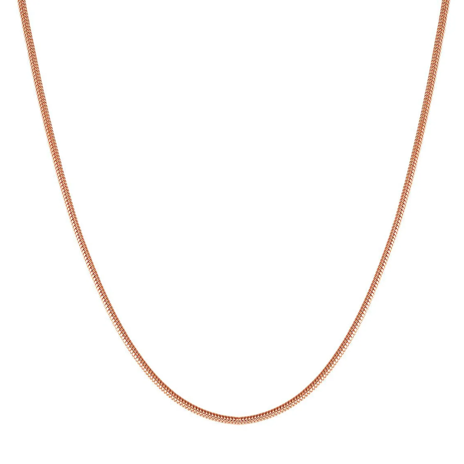 Filigrane Ketten | Hey Happiness Runde Schlangenkette Roségold Rose Gold