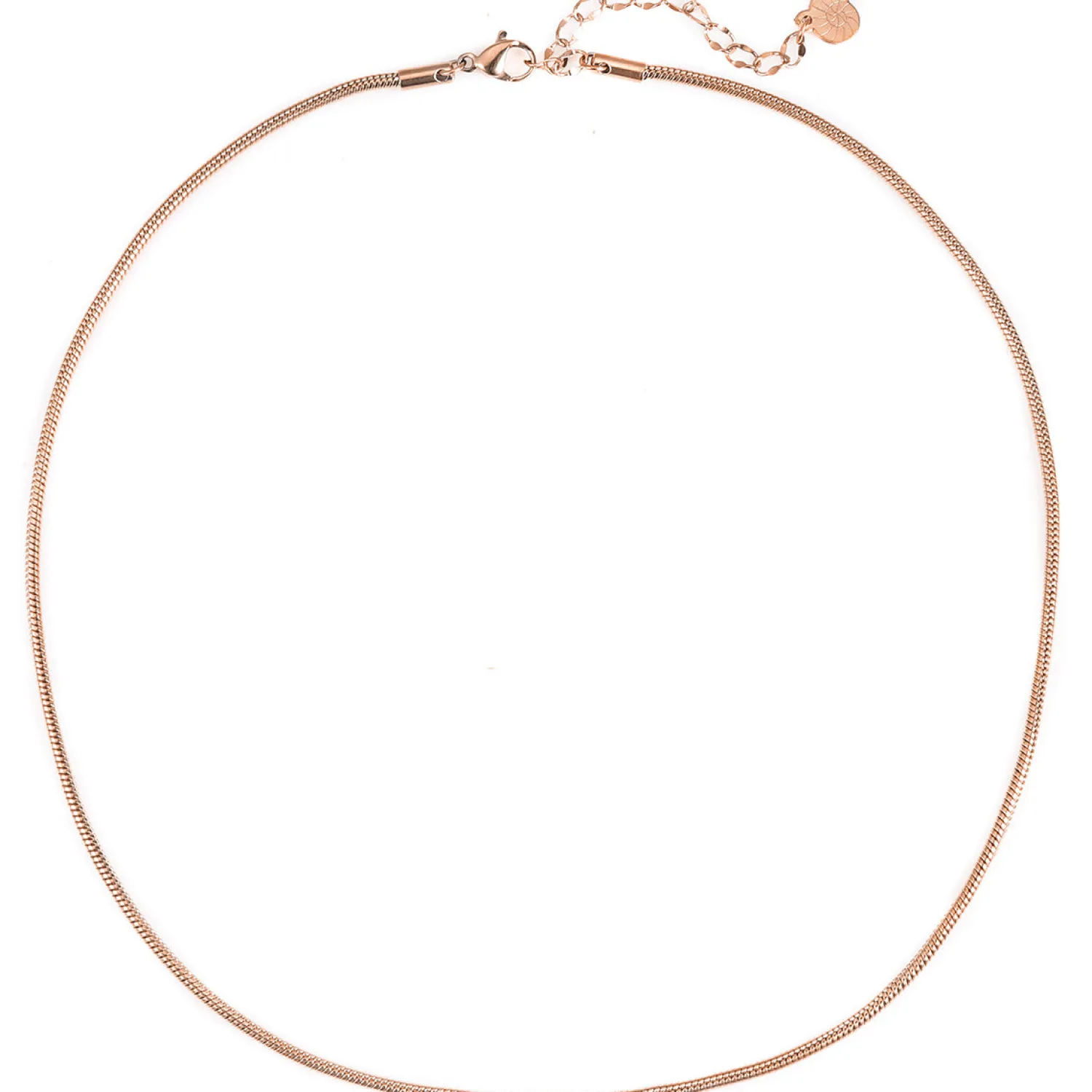 Filigrane Ketten | Hey Happiness Runde Schlangenkette Roségold Rose Gold