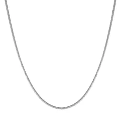 Filigrane Ketten | Hey Happiness Runde Schlangenkette Silber Silver