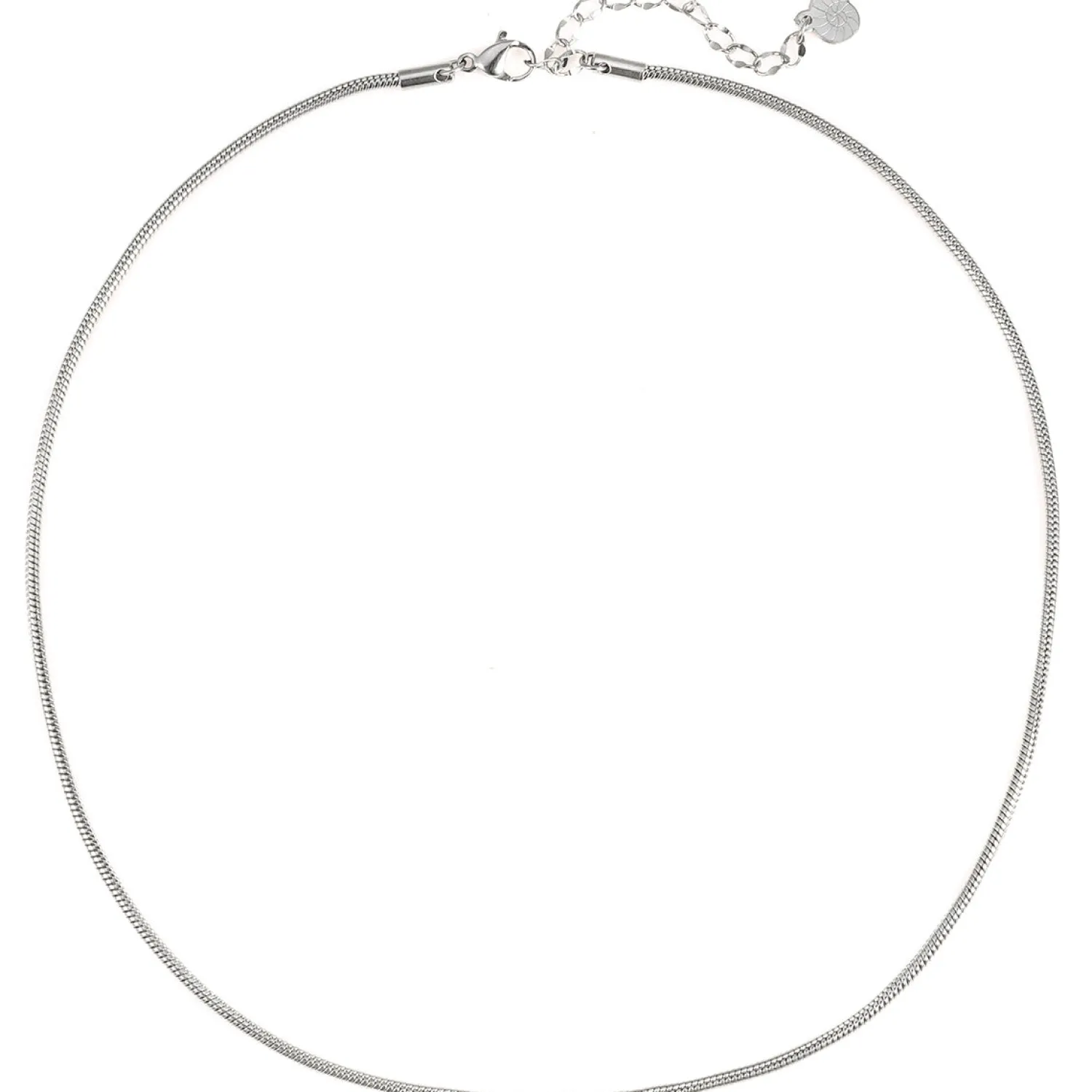 Filigrane Ketten | Hey Happiness Runde Schlangenkette Silber Silver