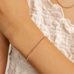 Ketten Armbänder | Hey Happiness Rundes Schlangenarmband Roségold Rose Gold
