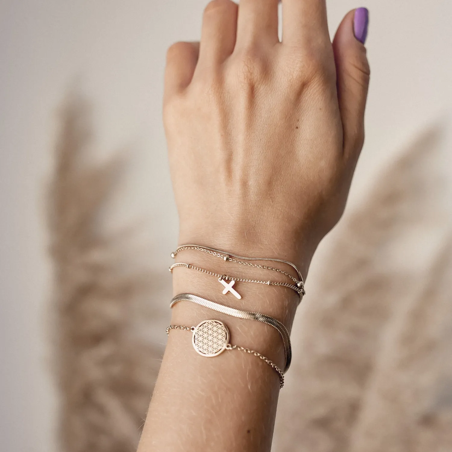 Ketten Armbänder | Hey Happiness Schlangenarmband farbe Gold