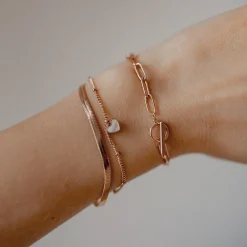 Ketten Armbänder | Hey Happiness Schlangenarmband Rosegold Rose Gold