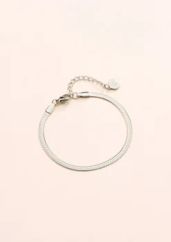 Ketten Armbänder | Hey Happiness Schlangenarmband Silberfarbe Silver