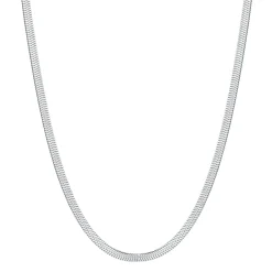 Filigrane Ketten | Hey Happiness Schlangenkette Silber Silver