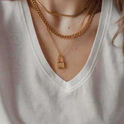 Choker Ketten | Filigrane Ketten | Hey Happiness Schlichte Choker Kette in Gold