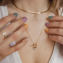Choker Ketten | Filigrane Ketten | Hey Happiness Schlichte Choker Kette in Gold