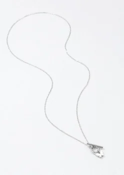 Filigrane Ketten | Hey Happiness Schmetterling Kette mit Knebelverschluss in Silber Silver