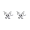 Ohrstecker | Hey Happiness Schmetterling Ohrstecker mit Schmucksteinen Sterlingsilber Silver