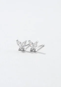 Ohrstecker | Hey Happiness Schmetterling Ohrstecker mit Schmucksteinen Sterlingsilber Silver