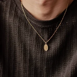 Anhänger | Filigrane Ketten | Hey Happiness Seilkette mit Oval Anhänger Sterlingsilber