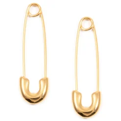 Ohrstecker | Hey Happiness Sicherheitsnadel Ohrringe farbe Gold