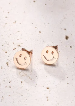 Ohrstecker | Hey Happiness Smiley Gesicht Ohrstecker