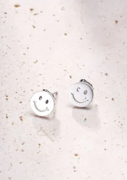 Ohrstecker | Hey Happiness Smiley Gesicht Ohrstecker