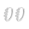 Huggie Ohrringe | Hey Happiness Spritzer Huggie Creolen aus Sterlingsilber Silver