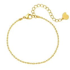Ketten Armbänder | Hey Happiness Stab und Kugel Armband in Gold