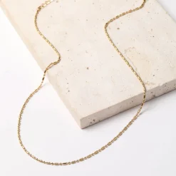 Filigrane Ketten | Hey Happiness Stab und Kugel Kette in Gold