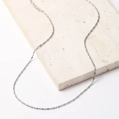 Filigrane Ketten | Hey Happiness Stab und Kugel Kette in Silber Silver